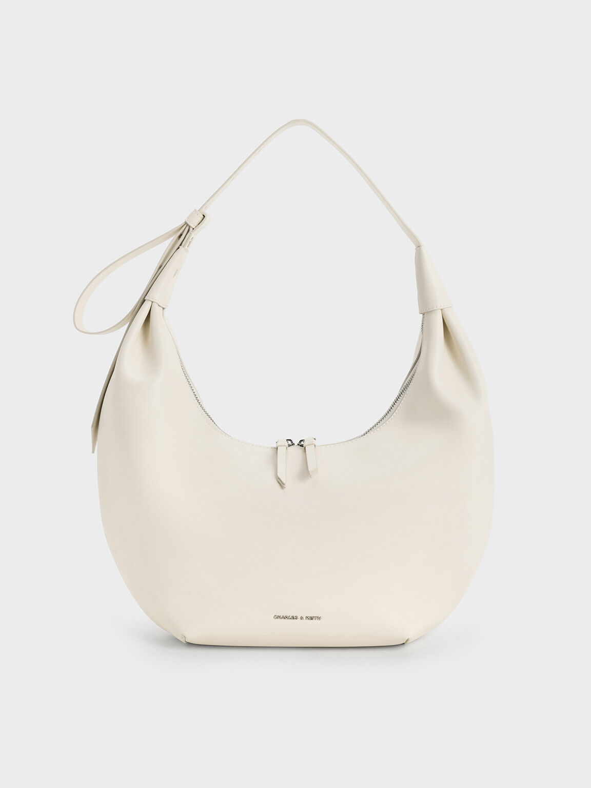 White leather hobo bag sale