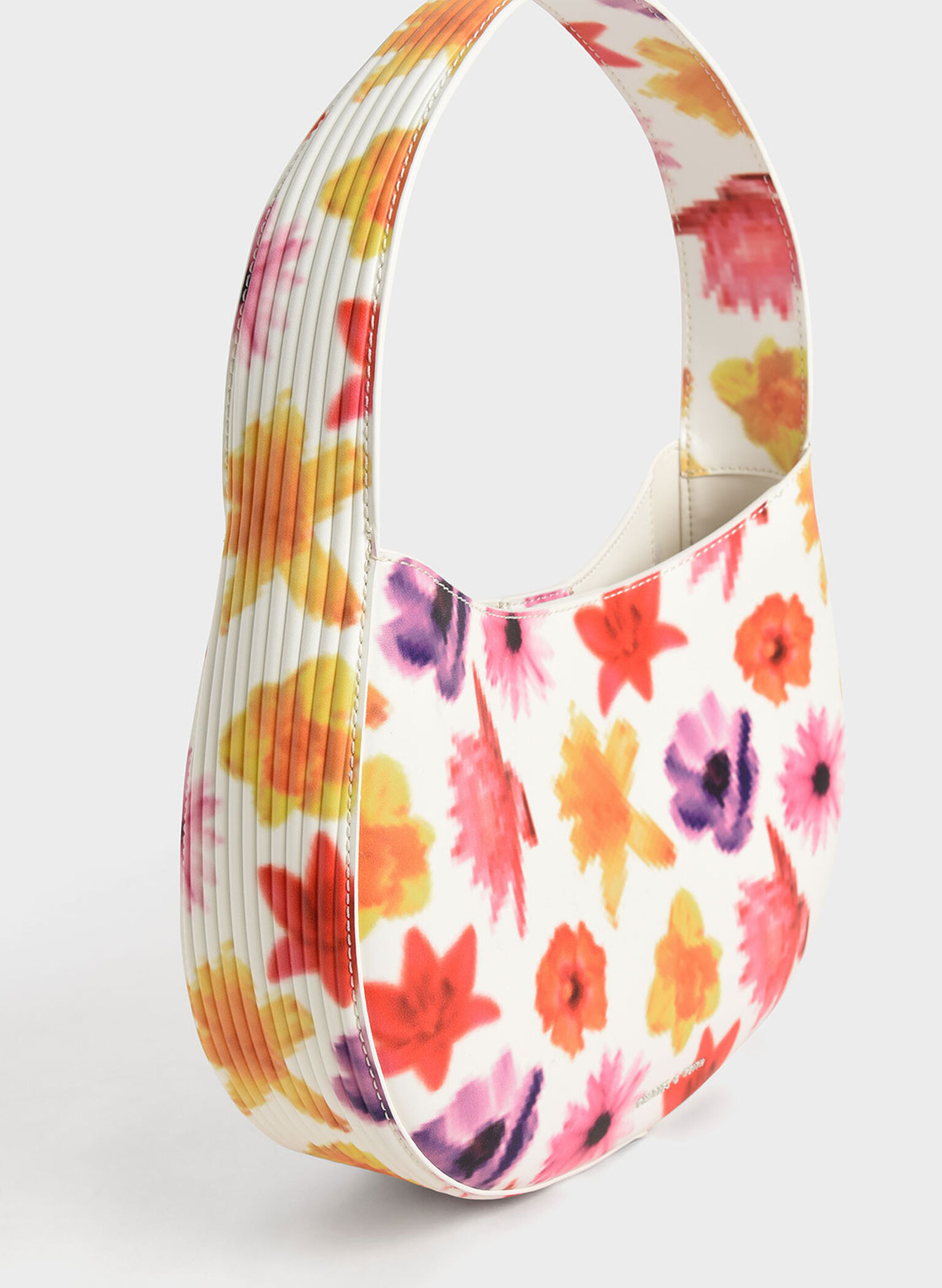Coda Floral-Print Top Handle Hobo Bag, Multi, hi-res