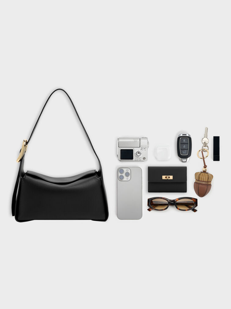 Aislin Shoulder Bag, Black, hi-res