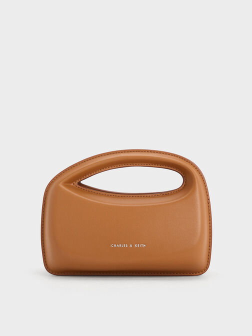 Mini Cocoon Top Handle Bag, Chocolate, hi-res