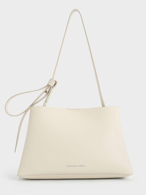 Odella Trapeze Bucket Bag, Cream, hi-res