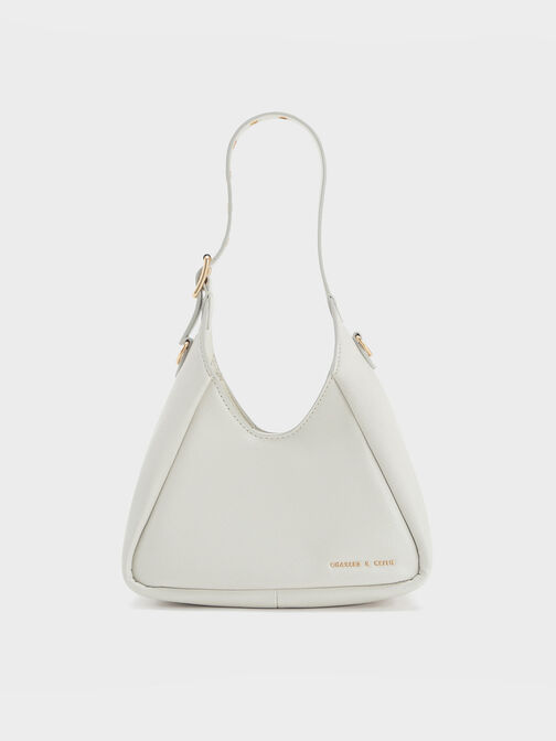 Mini Buzz Hobo Bag, White, hi-res