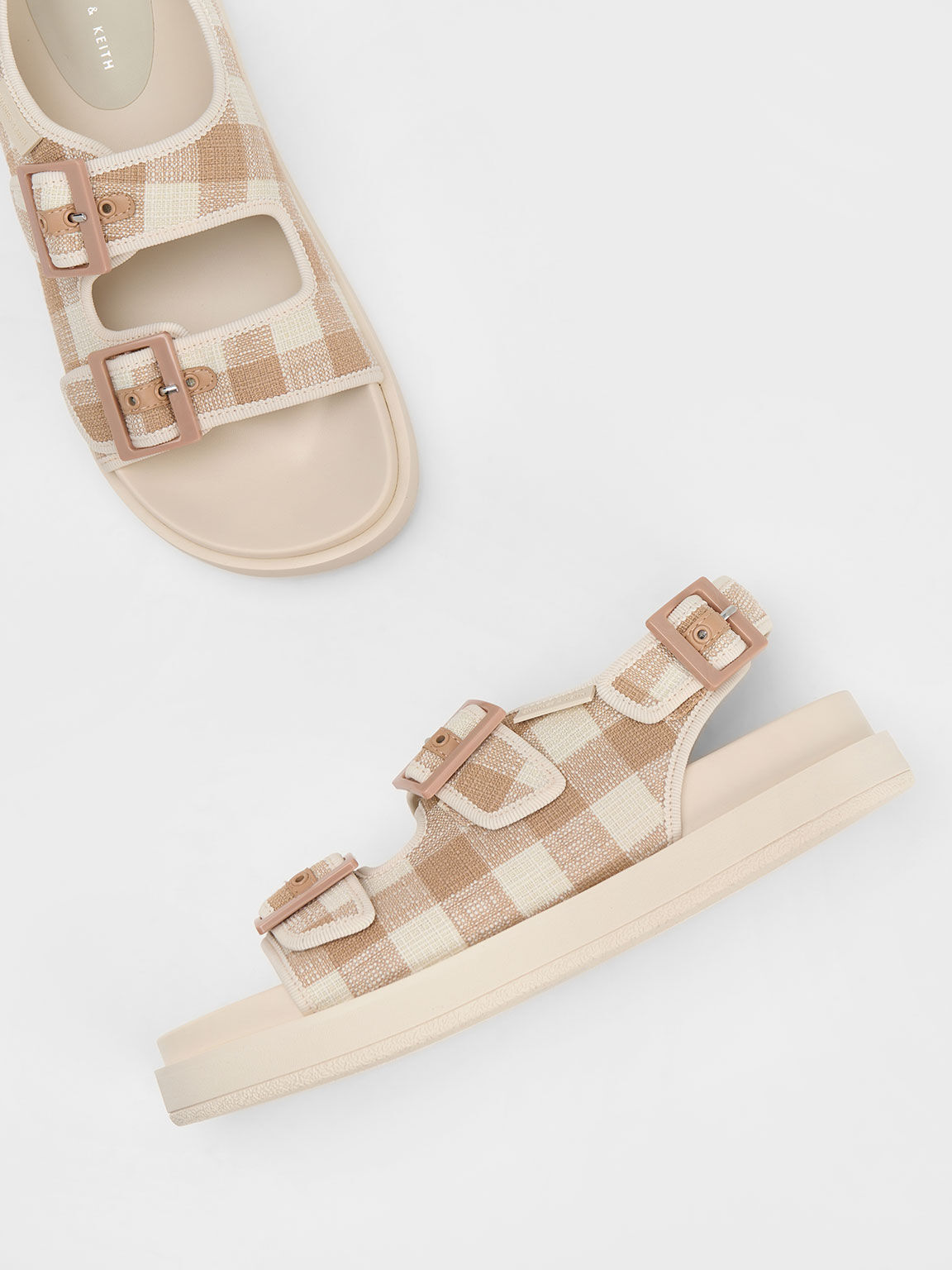Sandalias cuadros vichy zara 2025