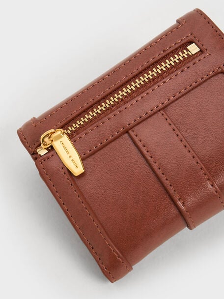 Este Belted Small Wallet, Mocha, hi-res