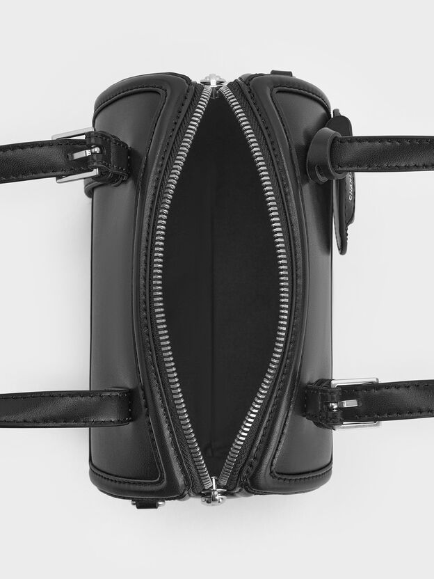 Bolso bowling Enola, Noir, hi-res