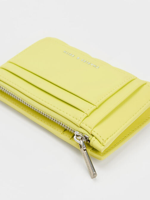 Gemma Quilted Card Holder, Butter, hi-res