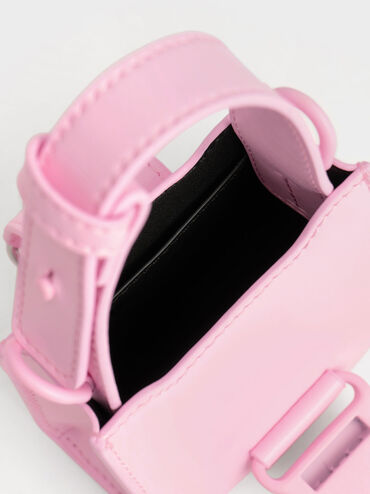 Ivy Top Handle Mini Bag, Pink, hi-res