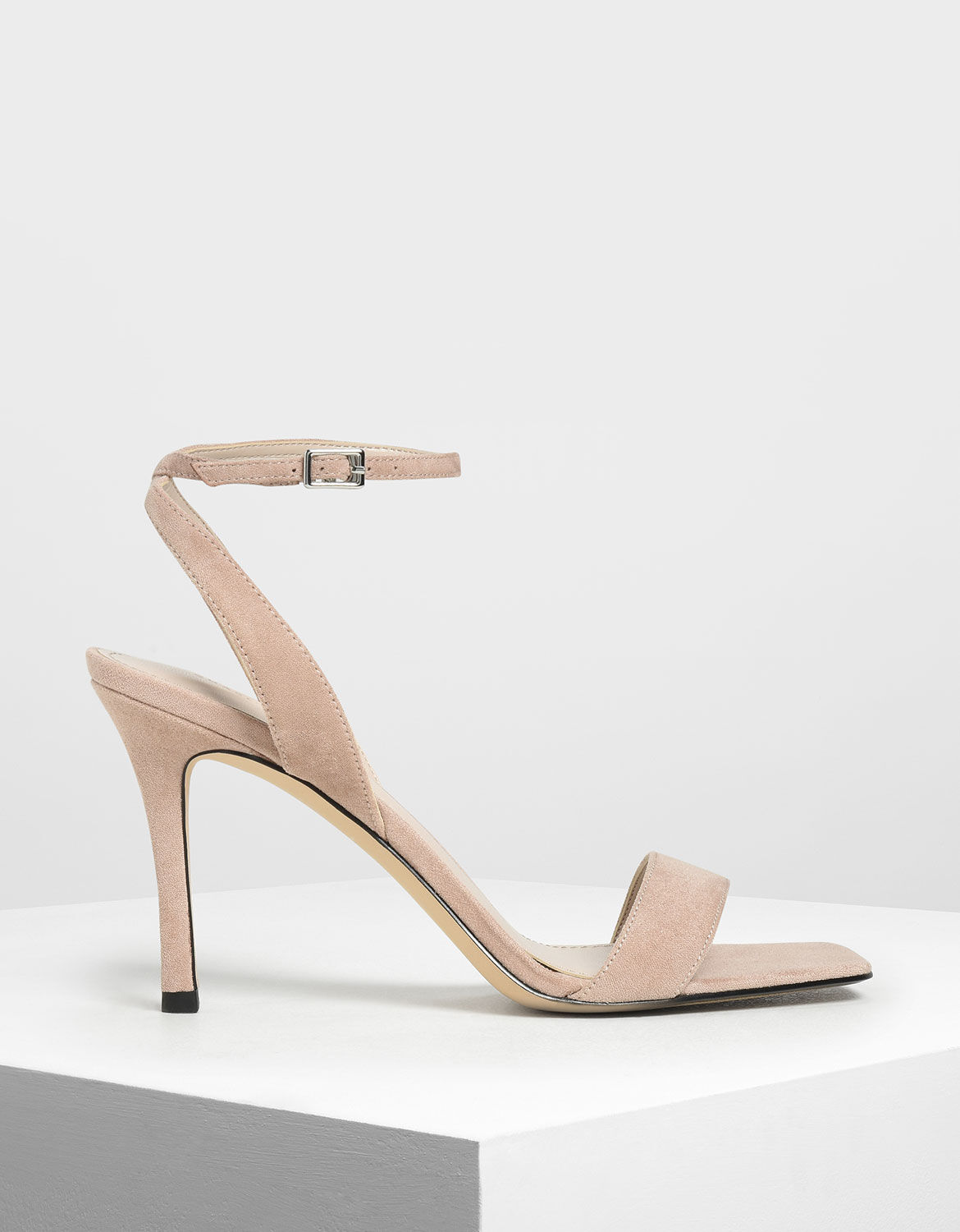 nude open toe sandal