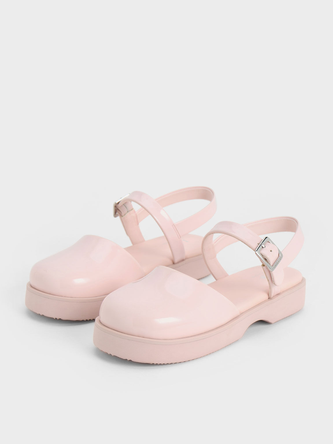 Pink flats sales