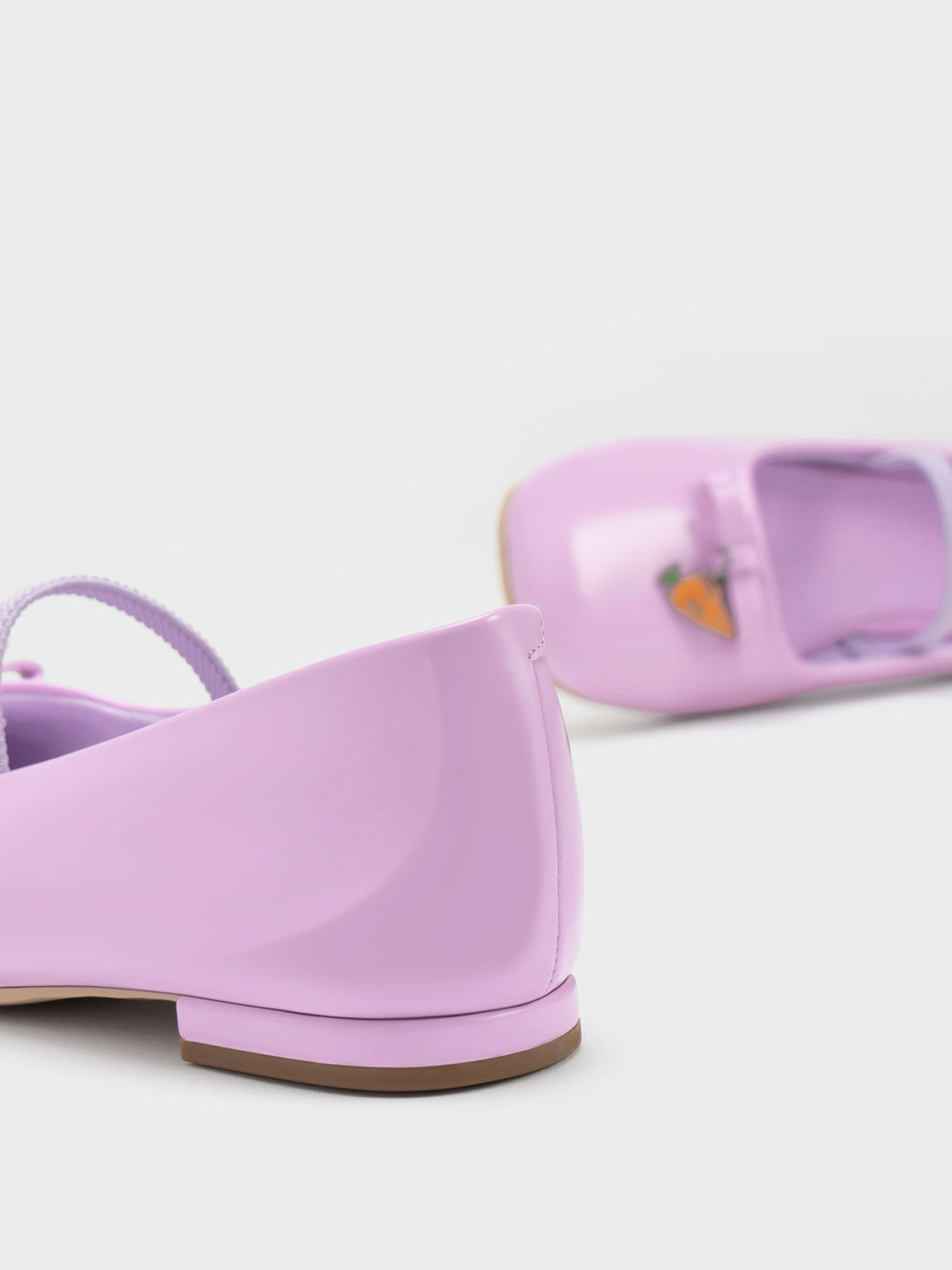 Girls' Judy Hopps Patent Ballerinas, Lilac, hi-res