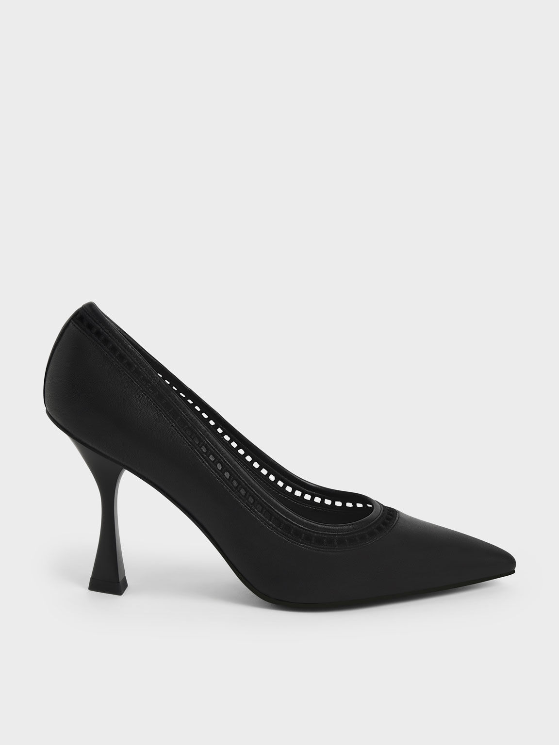 Cut out black heels outlet