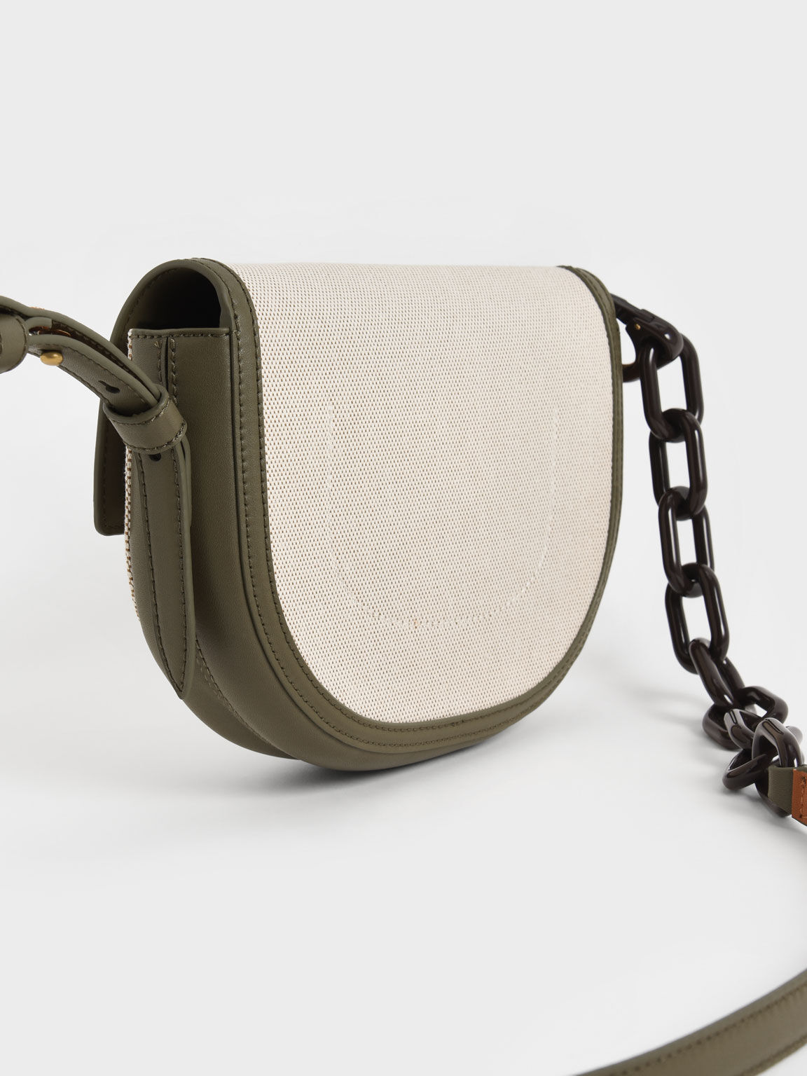 Alden Canvas Half-Moon Bag, Multi, hi-res