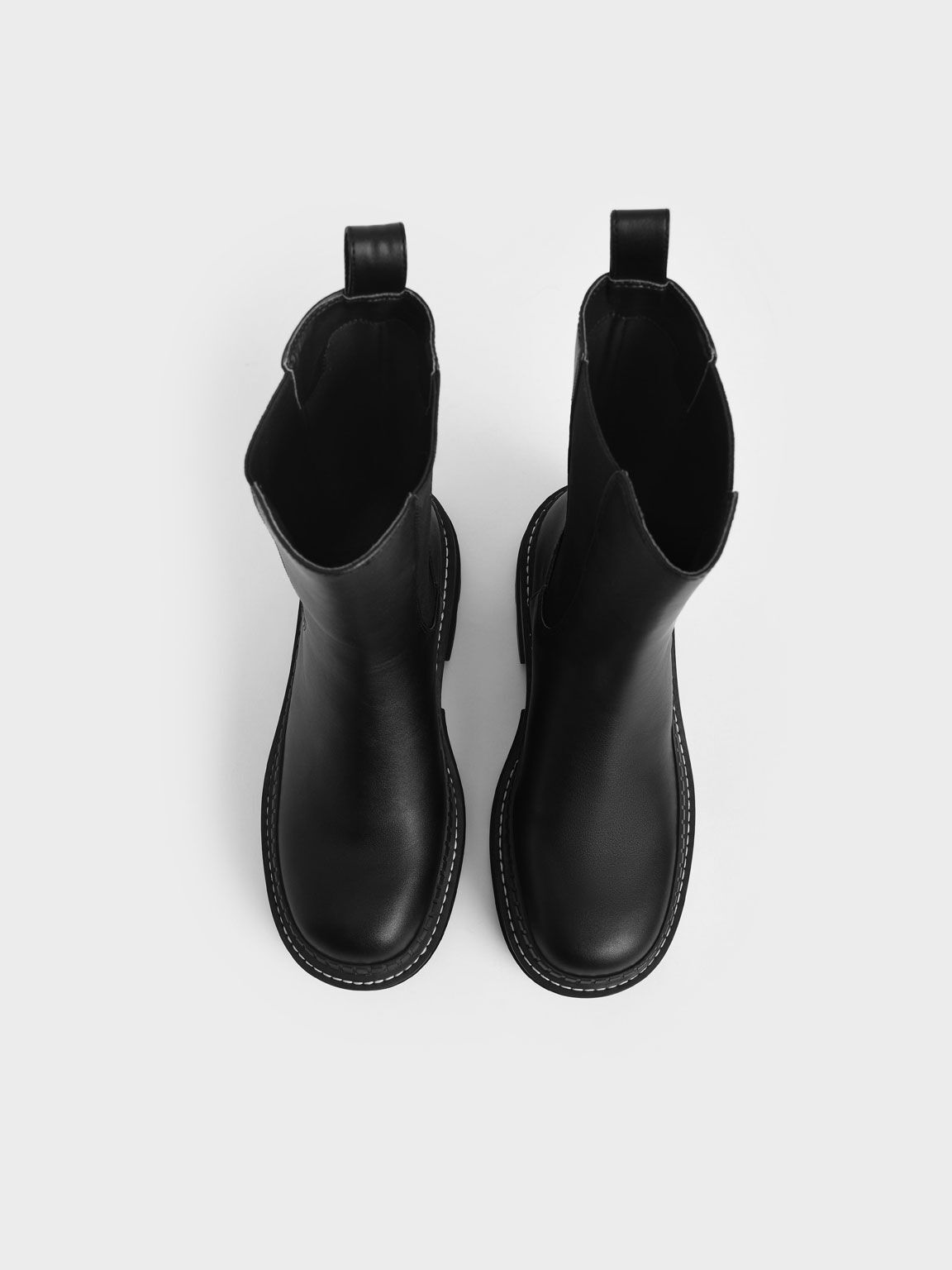 Rhys Chelsea Calf Boots, Black, hi-res
