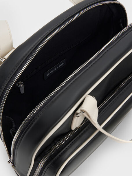 Nelly Two-Tone Boxy Backpack, Multi, hi-res