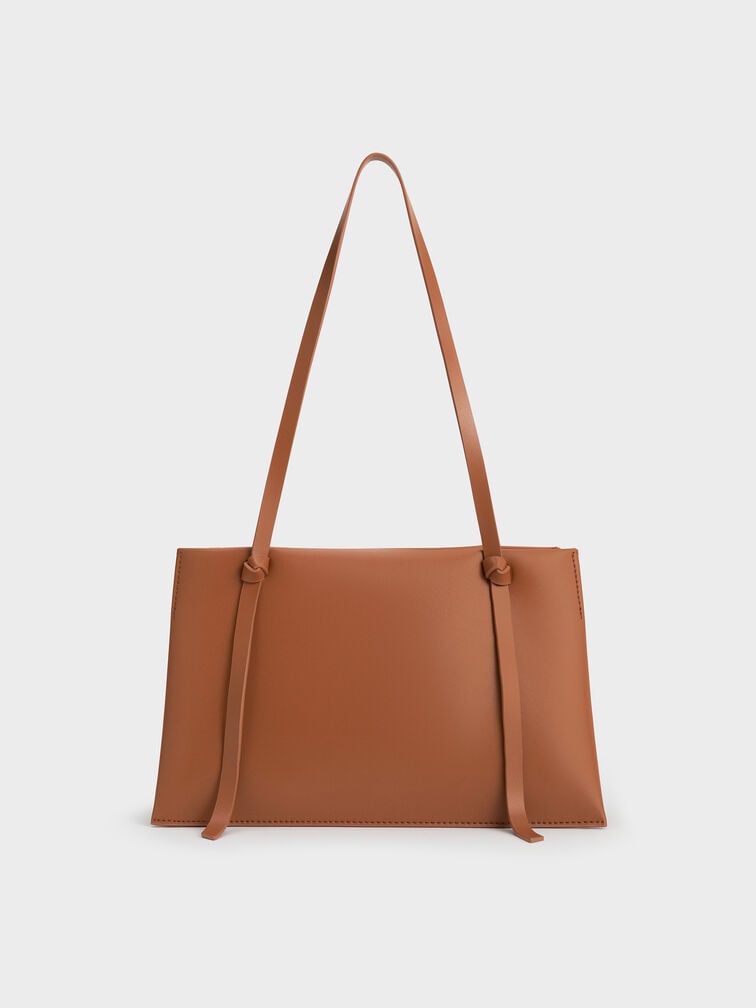 Midori Geometric Tote Bag, Tan, hi-res