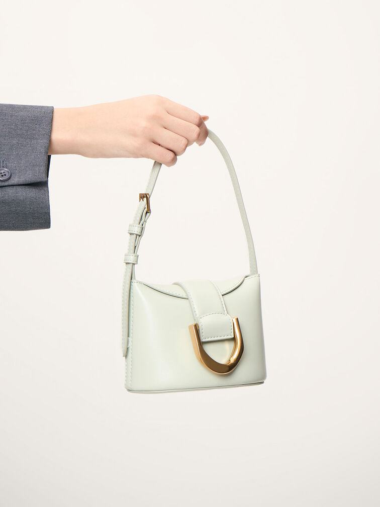 Gabine Bucket Bag, Mint Green, hi-res