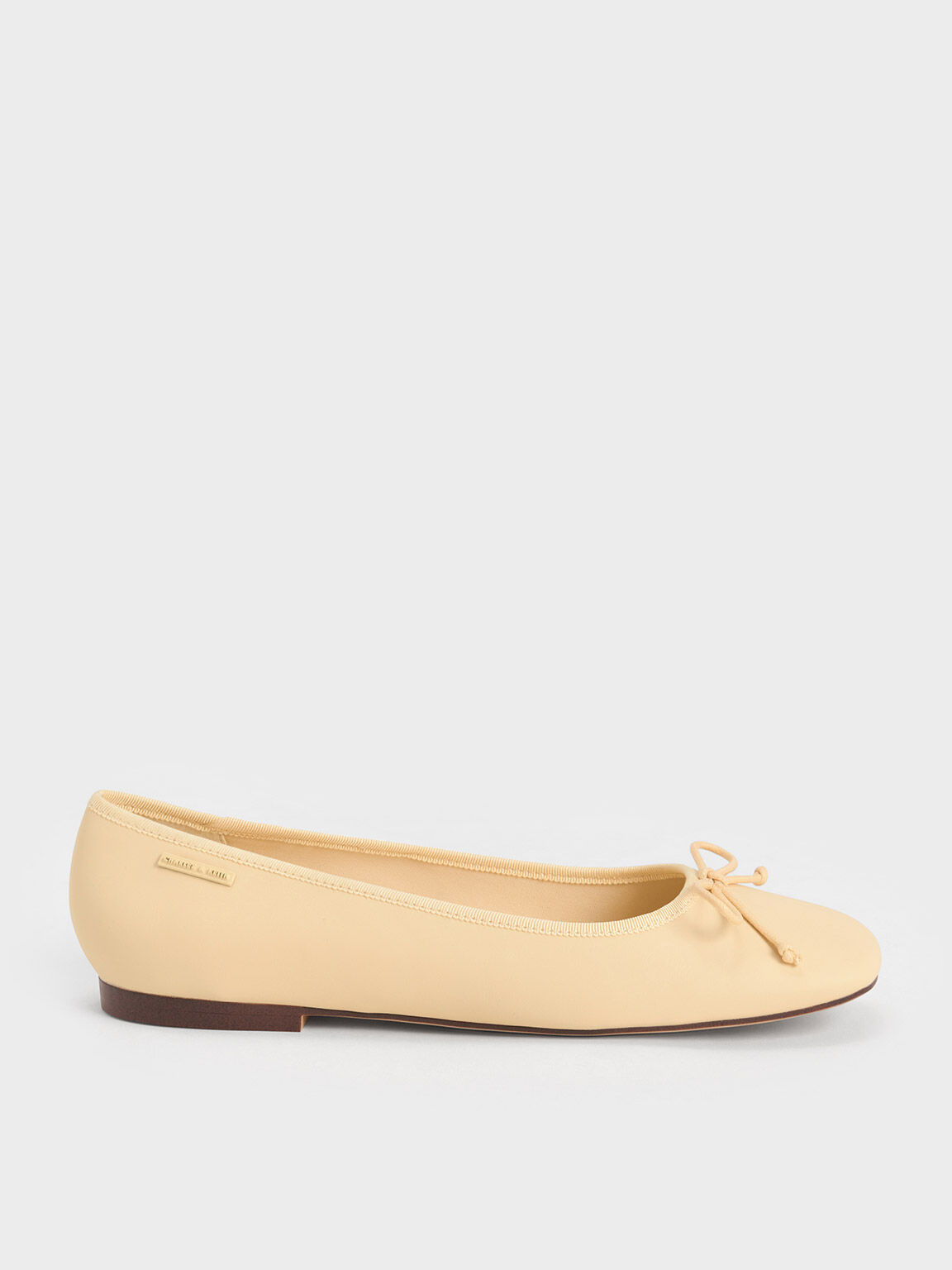 Yellow bow 2025 flats