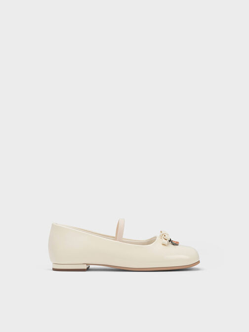 Girls' Judy Hopps Patent Ballerinas, Chalk, hi-res