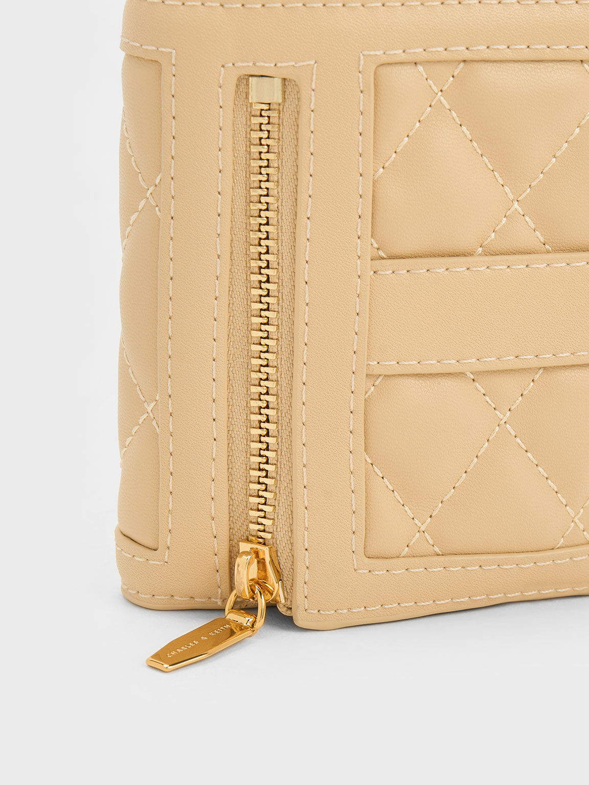 Charles and keith online quilted wallet