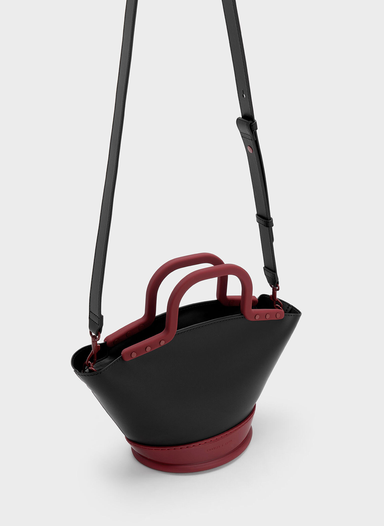 Fan Double Handle Tote Bag, Red, hi-res