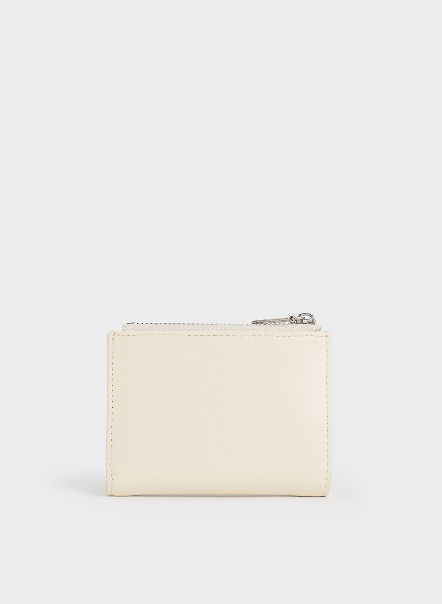 Rachel Front-Pocket Top-Zip Wallet, Cream, hi-res