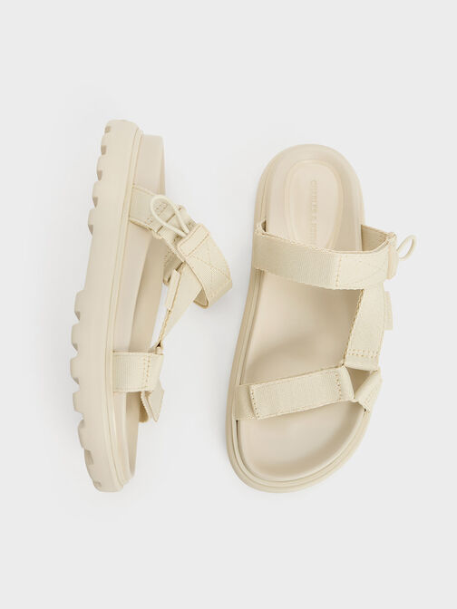 Maisie Sports Sandals, Beige, hi-res