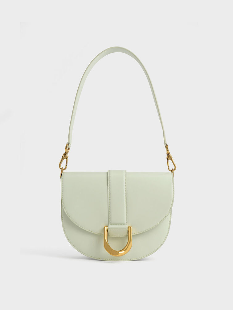 Gabine Saddle Bag, Mint Green, hi-res