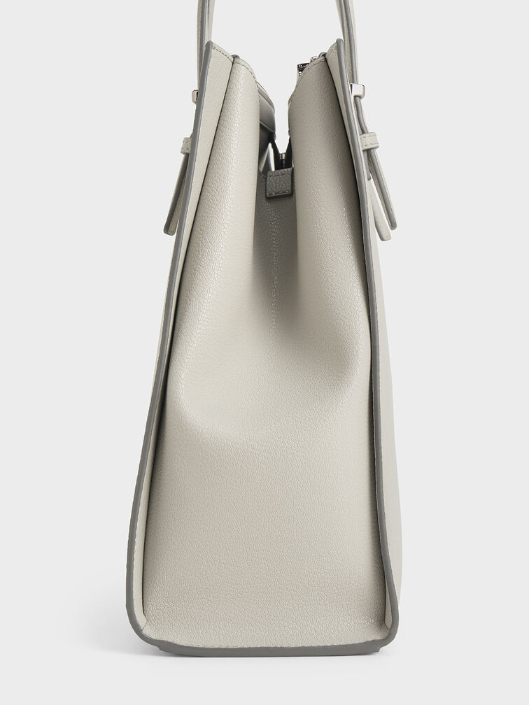 Sansa Tote Bag, Grey, hi-res