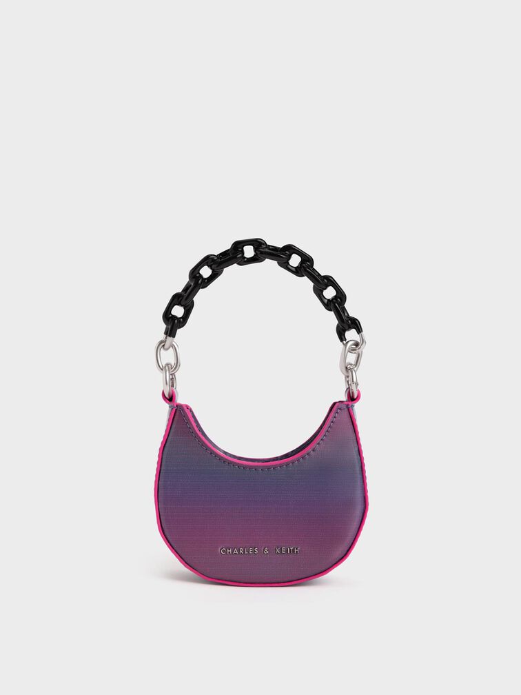 Koi Chain Handle Ombre Mini Bag, Peacock, hi-res