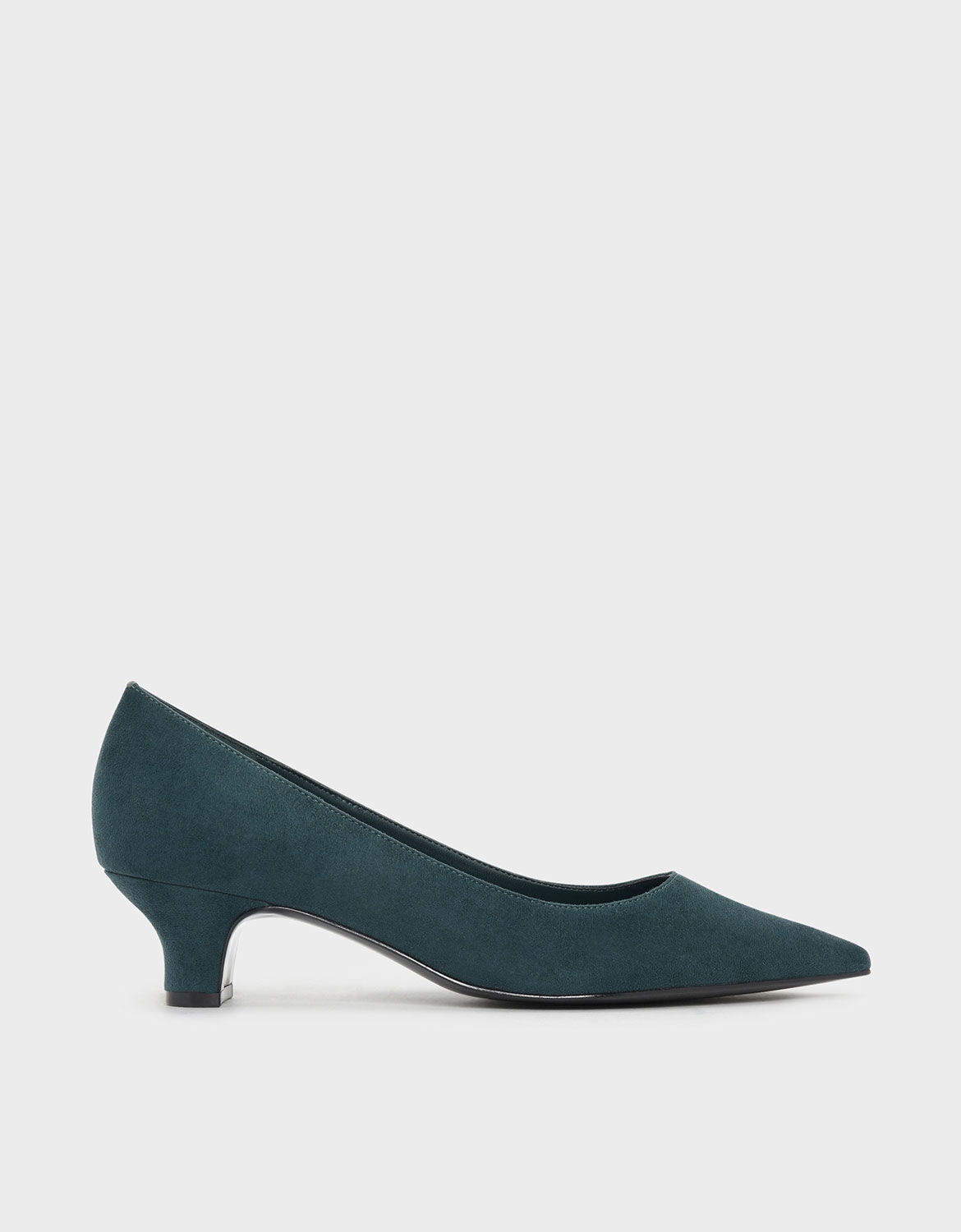 Teal kitten heel shoes Clearance