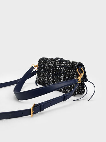 Gabine Tweed Shoulder Bag, Multi, hi-res