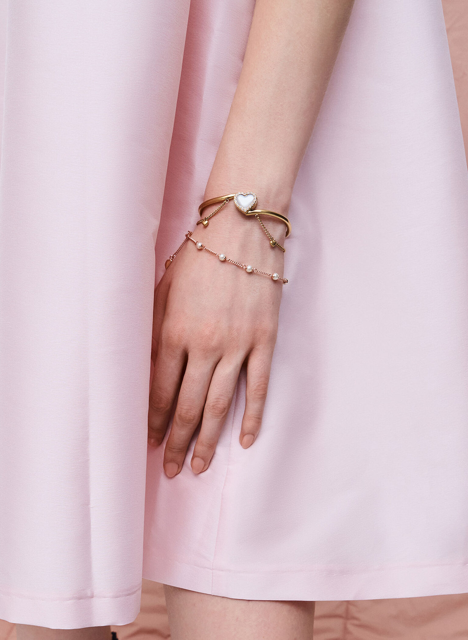 Corrine Pearl Bracelet, Rose Gold, hi-res