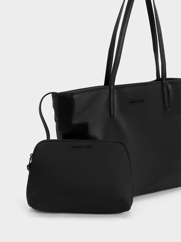 Sianna Tote Bag, Jet Black, hi-res