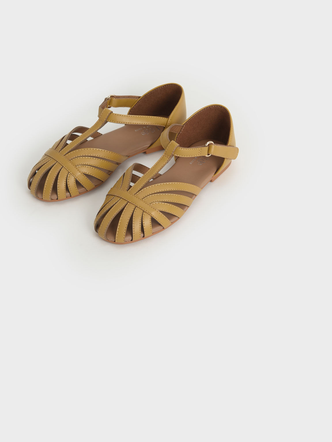 Girls' T-Bar Mary Janes, Mustard, hi-res
