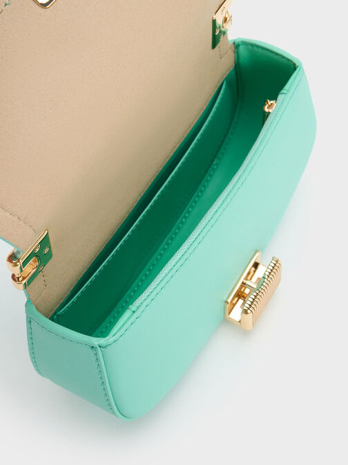 Dark Green Bow Crossbody Bag - CHARLES & KEITH US