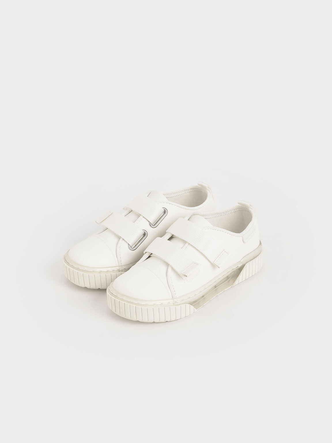 Girls' Sneakers, White, hi-res
