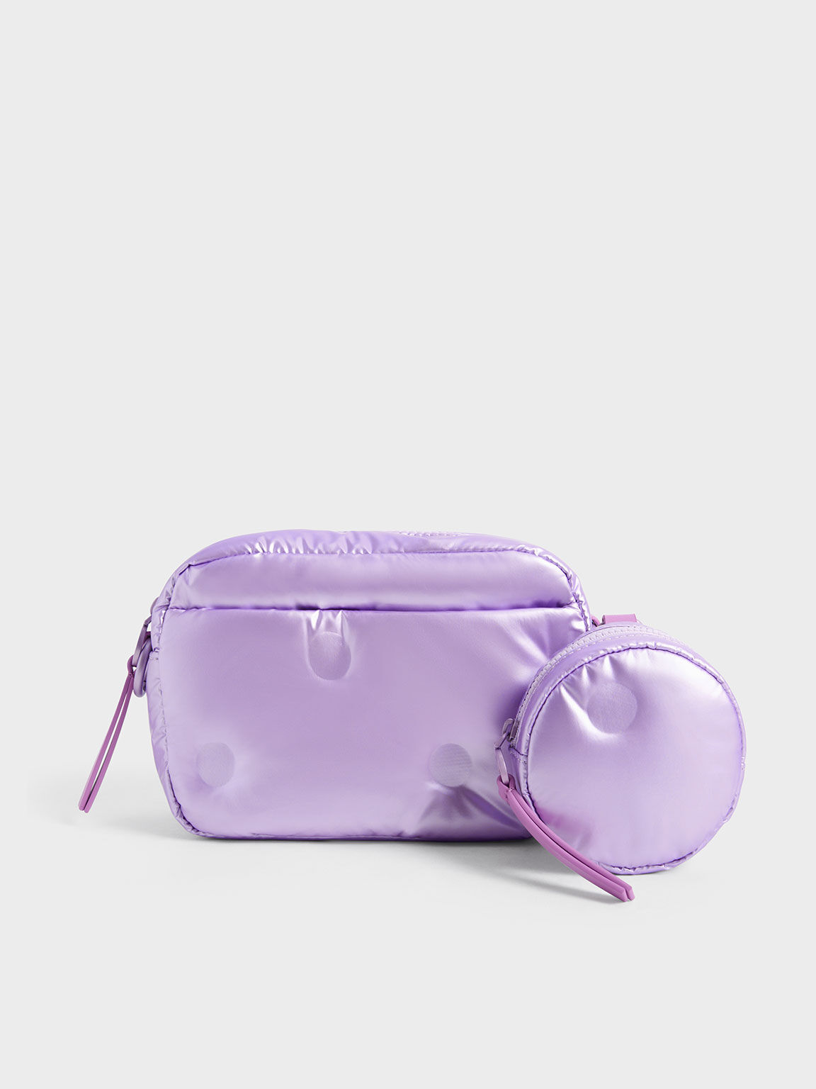 Sianna Nylon Boxy Bag, Violet, hi-res