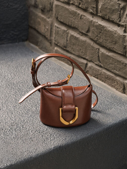 Gabine Bucket Bag, Chocolate, hi-res