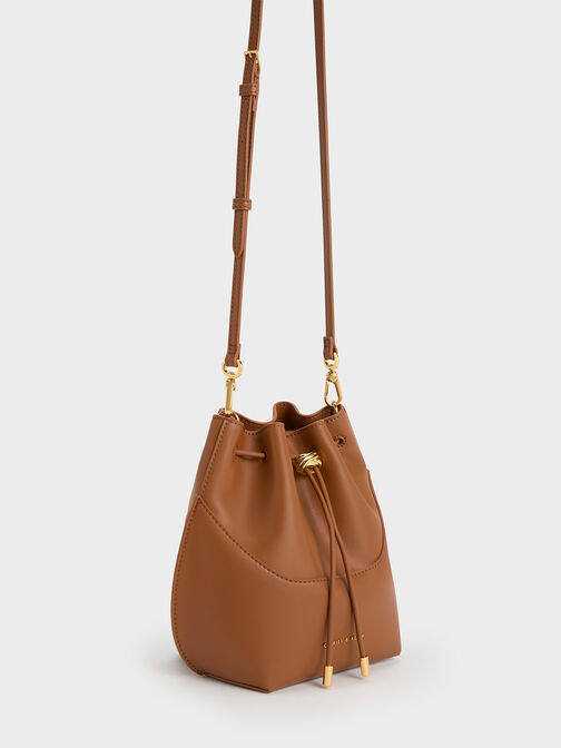 Cassiopeia Bucket Bag, Tan, hi-res