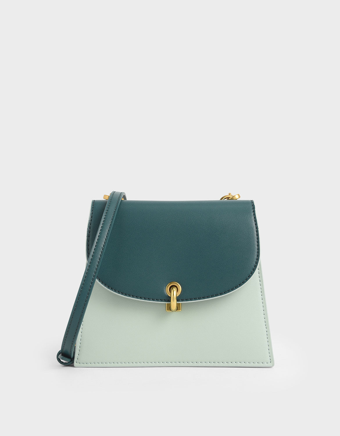 green crossbody purse