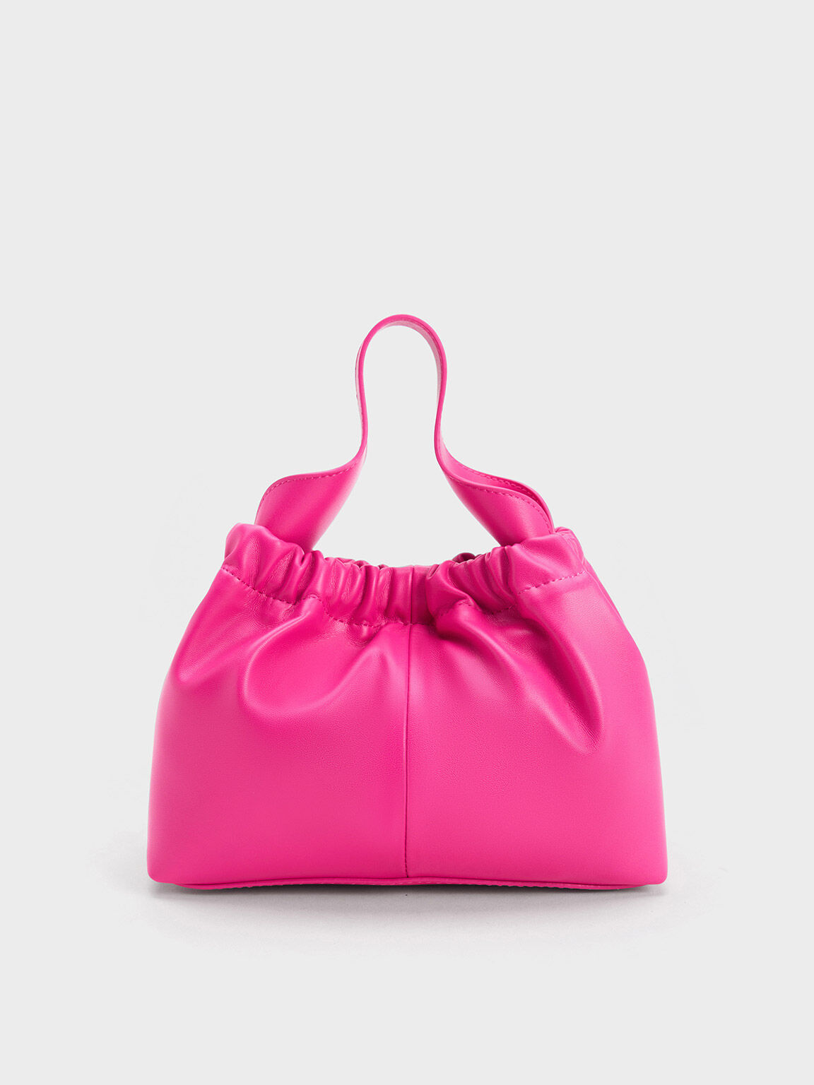 Charles and keith sales pink fur bag price