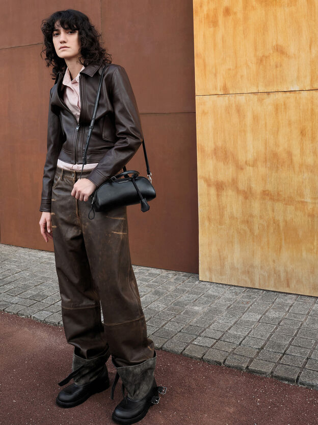 Vega Elongated Bowling Bag, Noir, hi-res