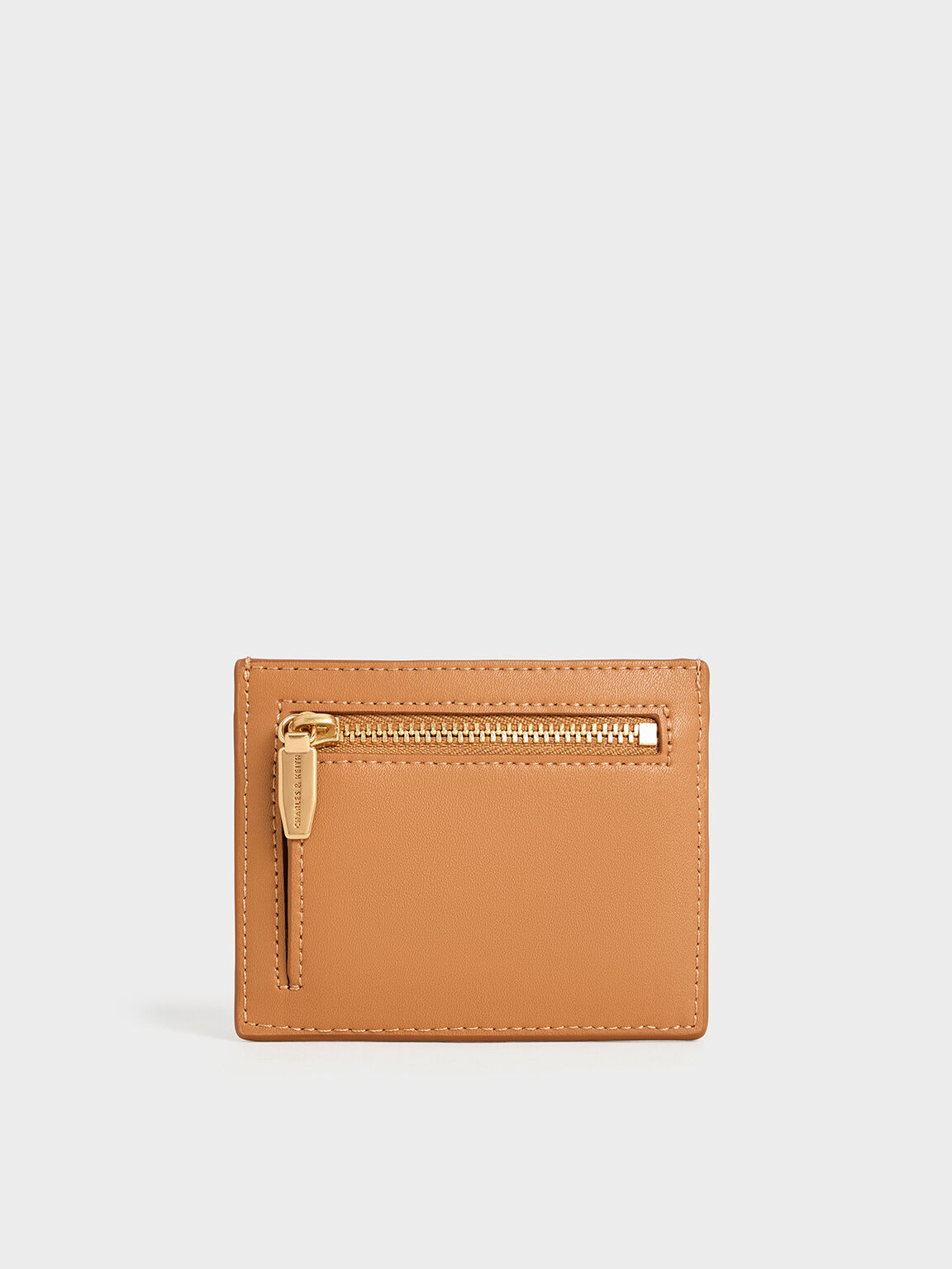 Midori Geometric Card Holder Toffee