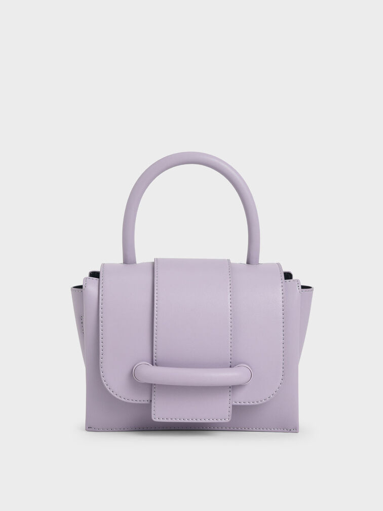 Chain Strap Mini Bag, Lilac, hi-res
