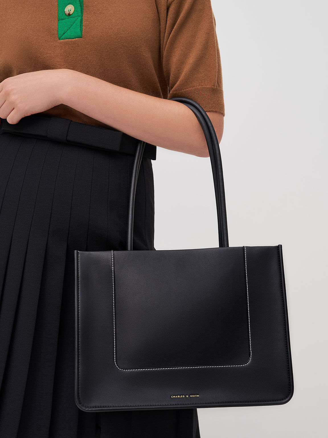 Black Daylla Tote Bag CHARLES KEITH International