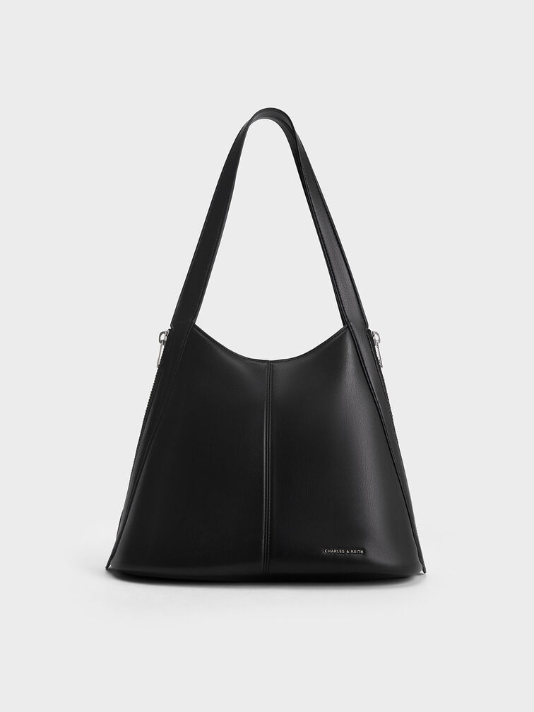 Black slouchy tote bag Outlet