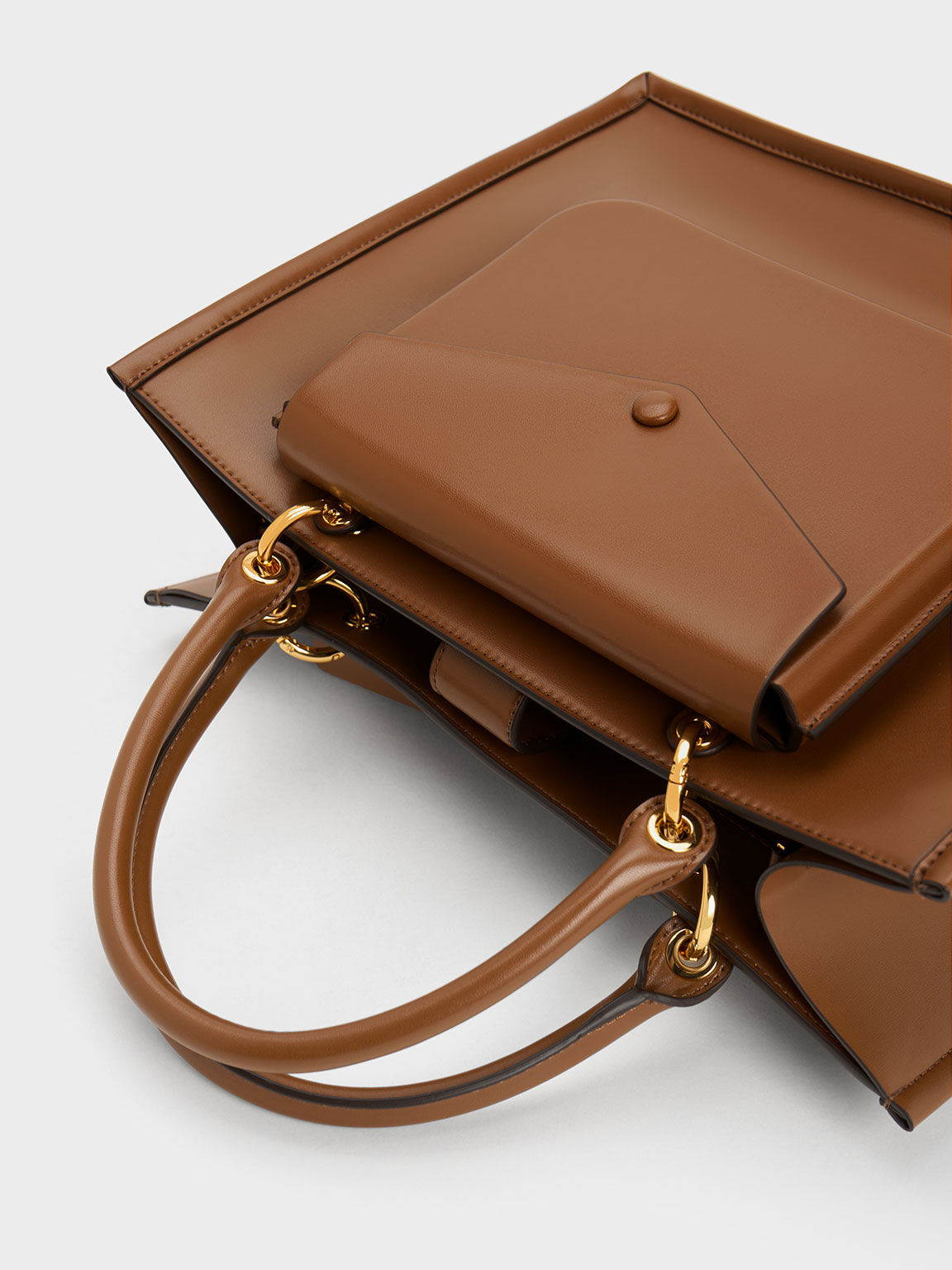 Amber Multi-Pouch Tote Bag, Chocolate, hi-res