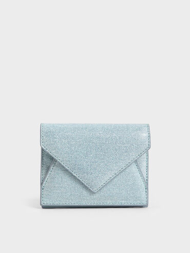 Bosie Denim Envelope Wallet, Denim Blue, hi-res