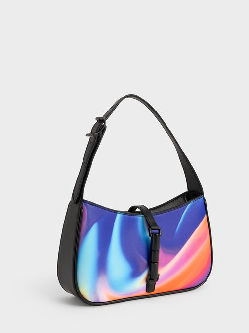 Cesia Holographic Shoulder Bag, Aurora, hi-res