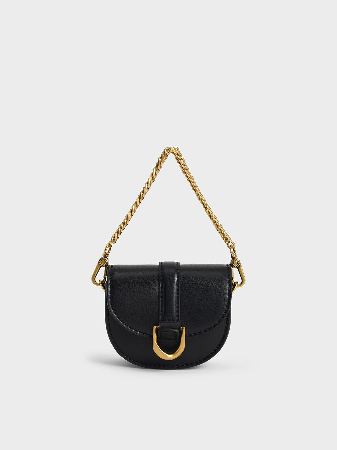Micro Gabine Saddle Bag​, Black, hi-res